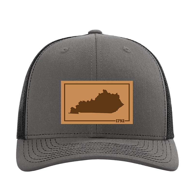 Kentucky Outline Trucker in Charcoal and Black