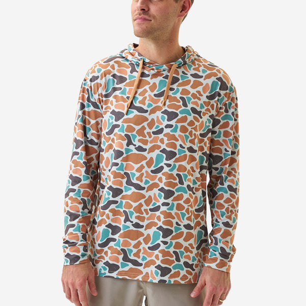 Burlebo Bayside Camo Performance Hoodie