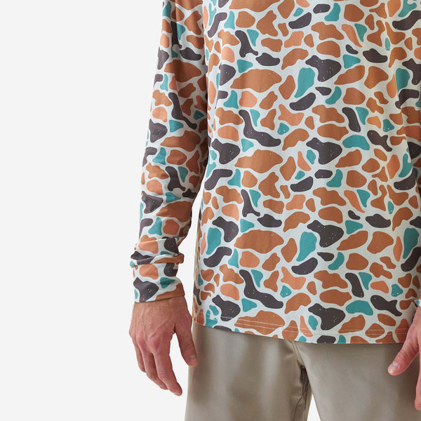 Burlebo Bayside Camo Performance Hoodie