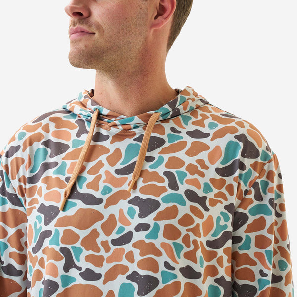 Burlebo Bayside Camo Performance Hoodie