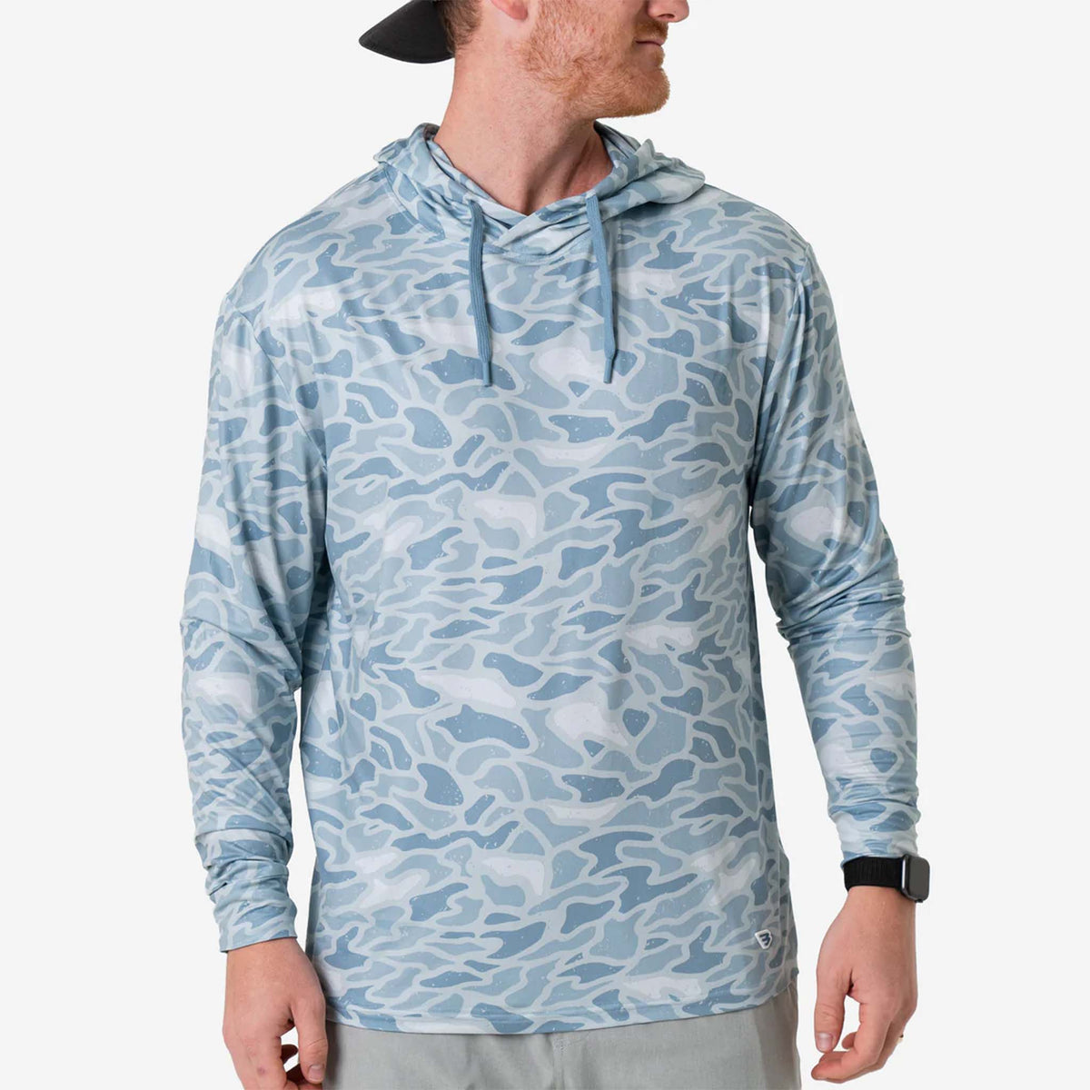 Burlebo Seaside Camo Performance Hoodie 
