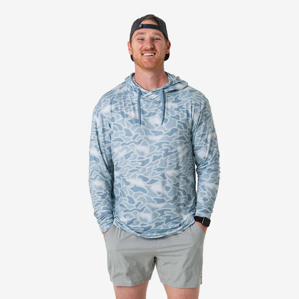 Burlebo Seaside Camo Performance Hoodie 