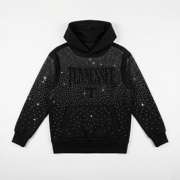 Tennessee Rhinestone Faded Hoodie