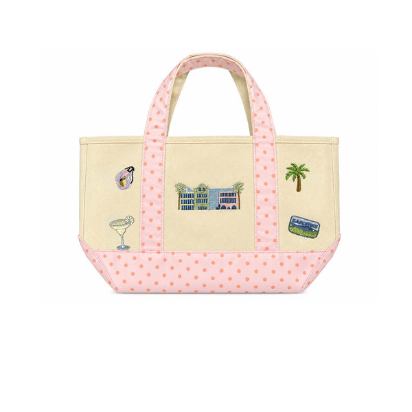 Charleston Rainbow Row Mini Tote Bag
