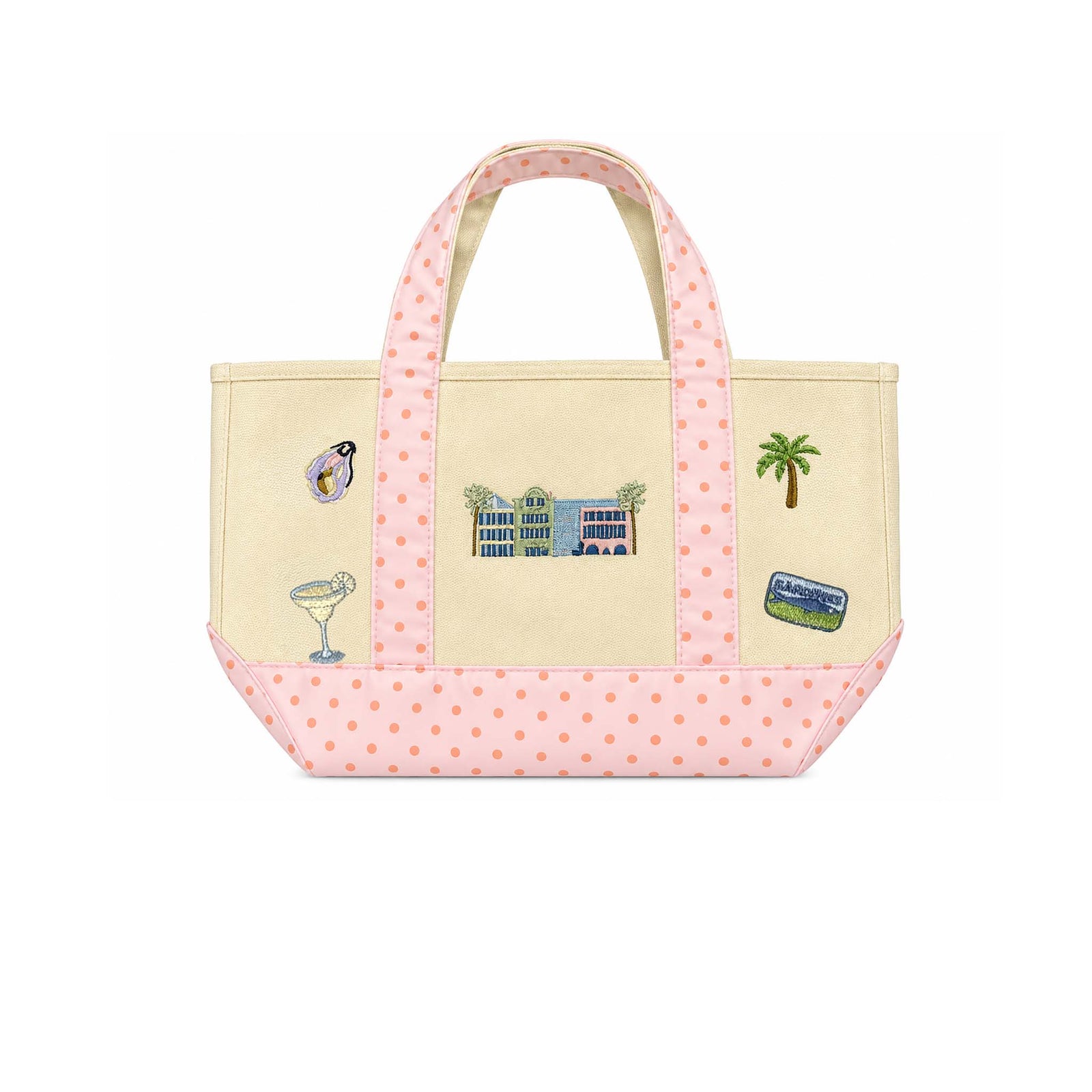 Charleston Rainbow Row Mini Tote Bag