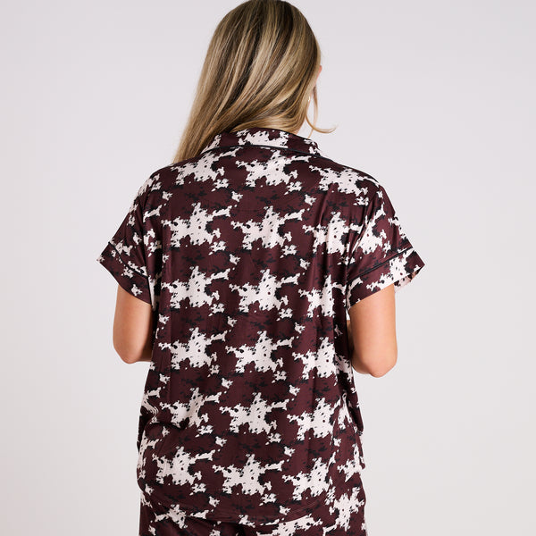 Cow Print Pajama Set