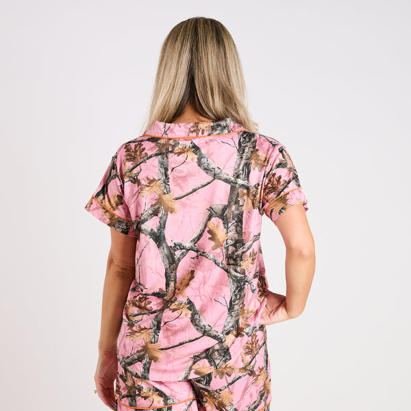 Pink Camo Pajama Set