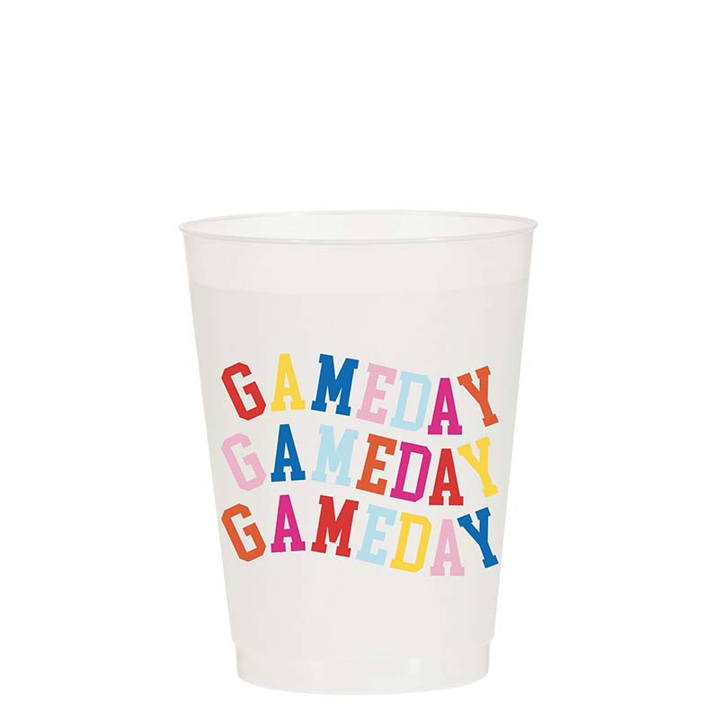 Multi Color Gameday Frost Flex 6 Pack Cups