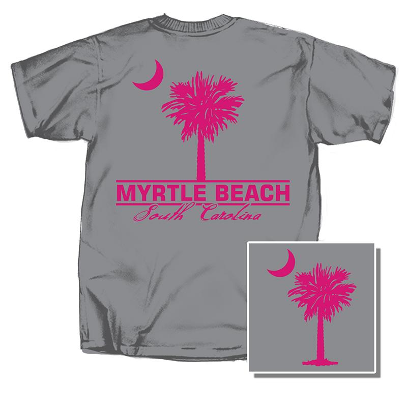 Myrtle Beach Palm Short Sleeve T-Shirt