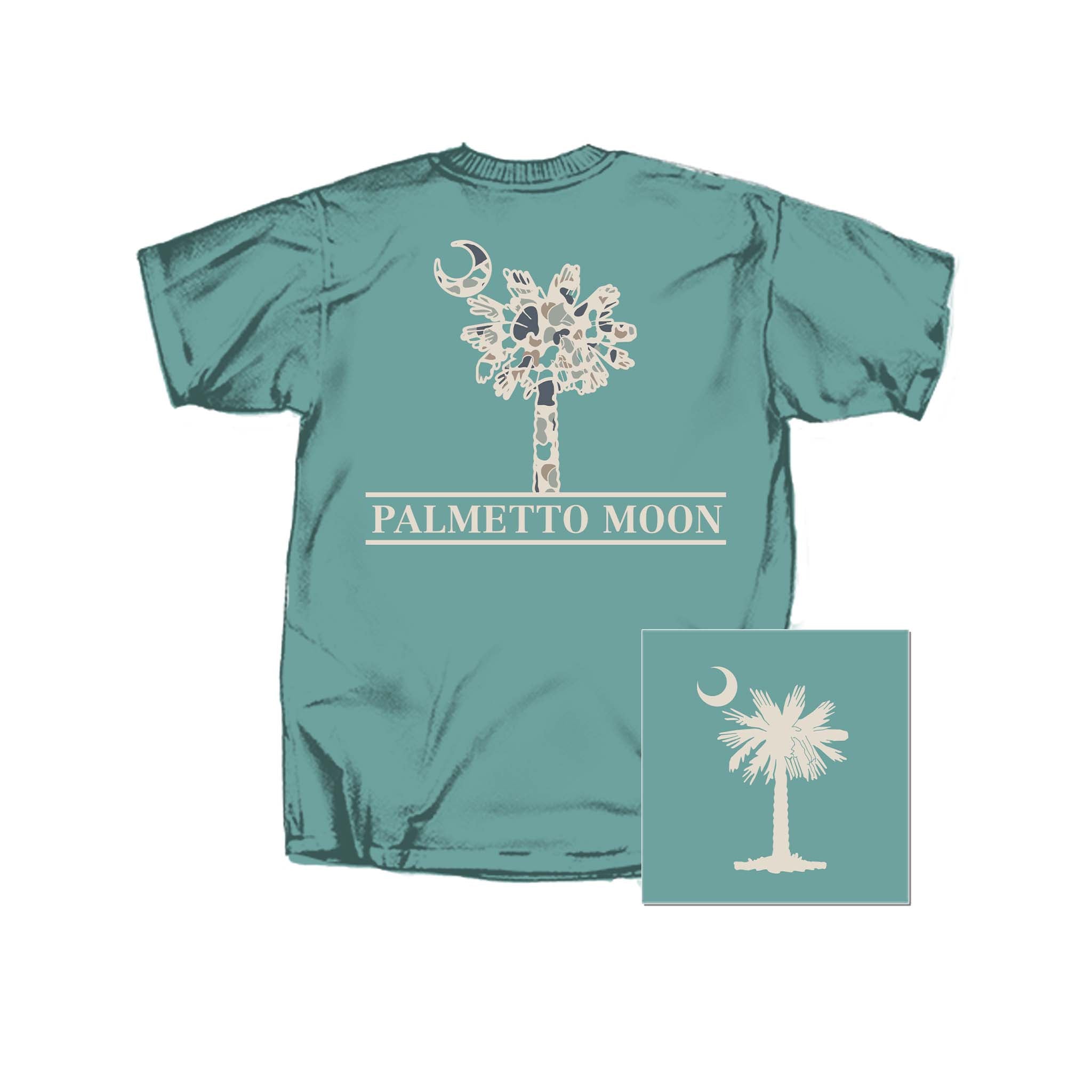 Youth Camo Palm Tree Short Sleeve T-Shirt