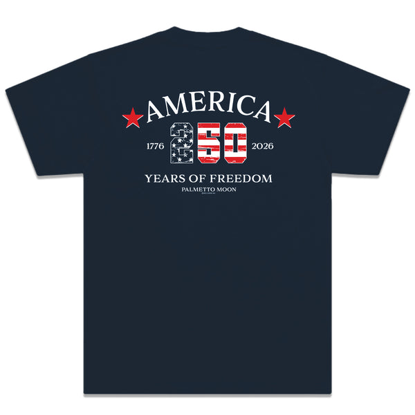 America 250th Anniversary Short Sleeve T-Shirt in Navy