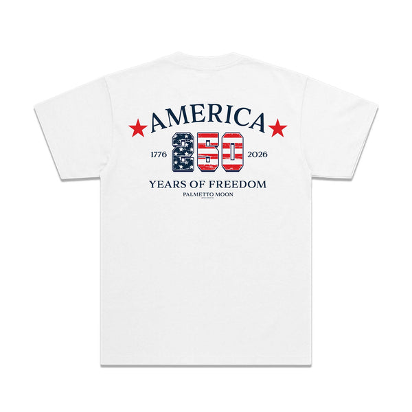 Youth America 250th Anniversary Short Sleeve T-Shirt in White