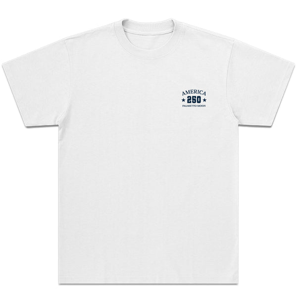 America 250th Anniversary Short Sleeve T-Shirt in White