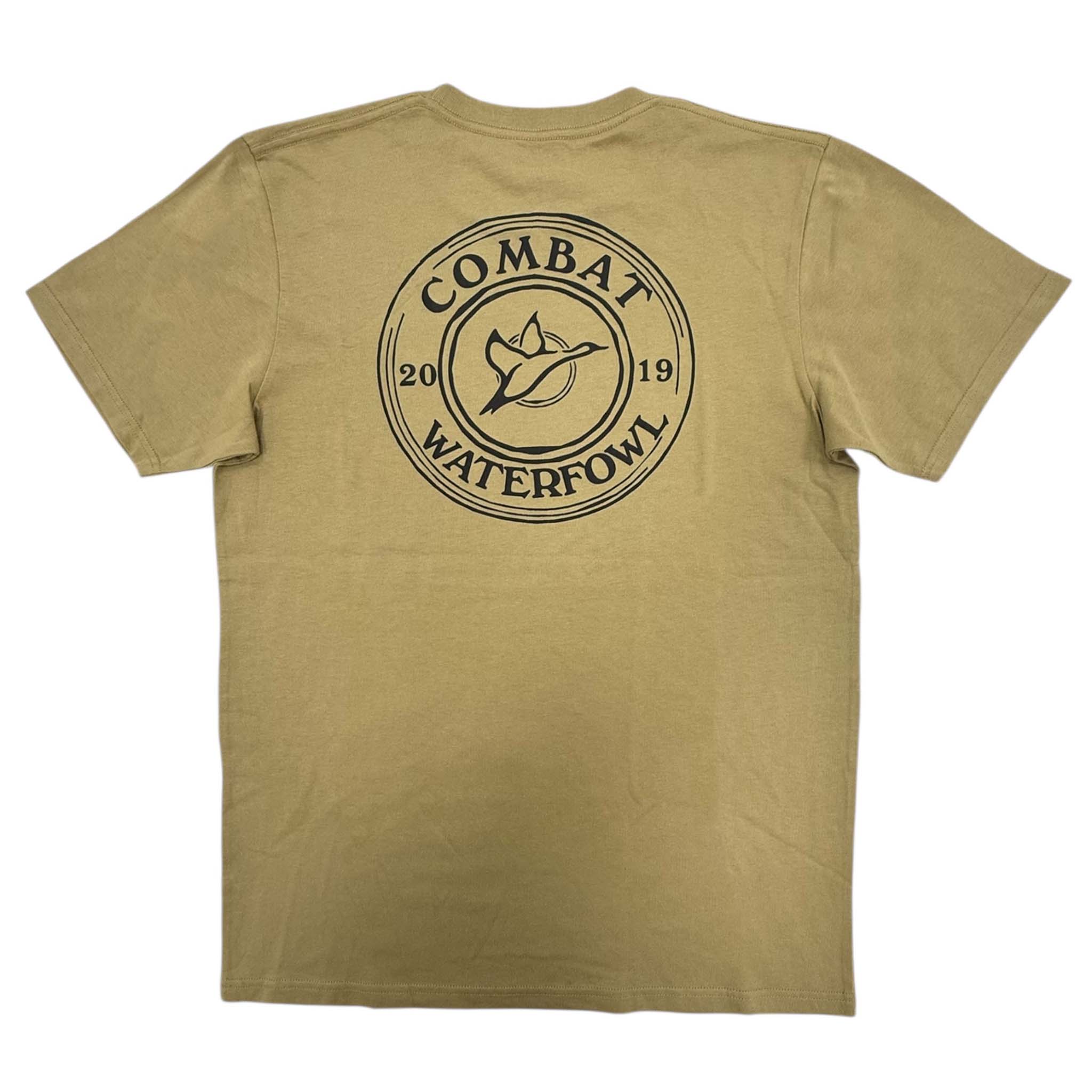 Shotgun Shell Logo Short Sleeve T-Shirt Khaki