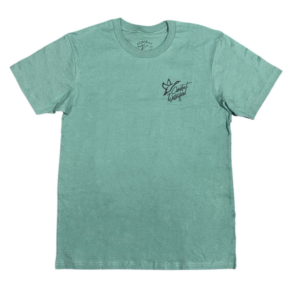 Combat Waterfowl Vintage Decoy Patent Short Sleeve T-Shirt | Palmetto Moon