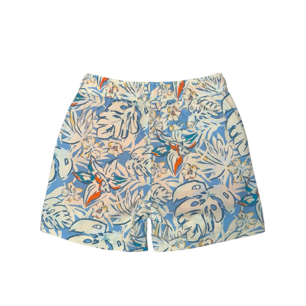 Youth Tropical Leaf Swim Trunks
