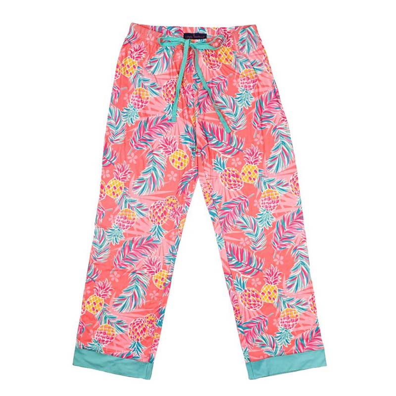 Pineapple Printed Pajama Lounge Pants