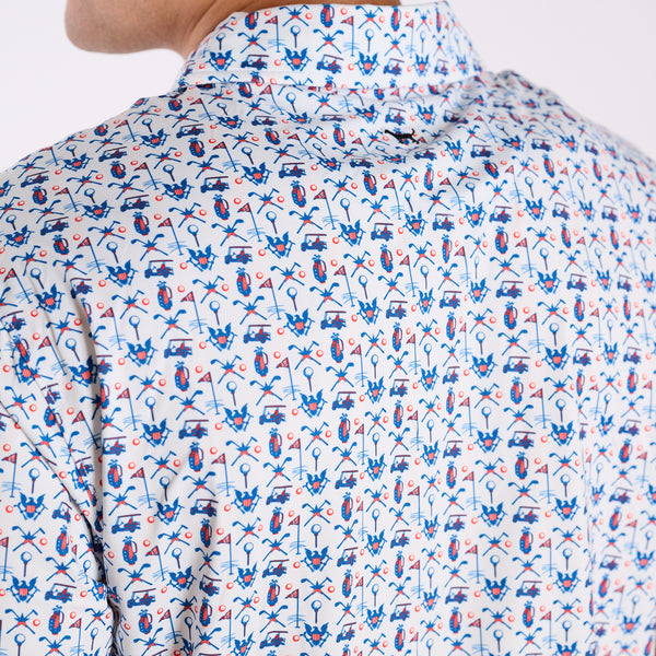 Men's Water Dude Tees and Carts Polo