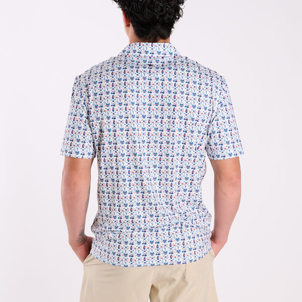 Men's Water Dude Tees and Carts Polo