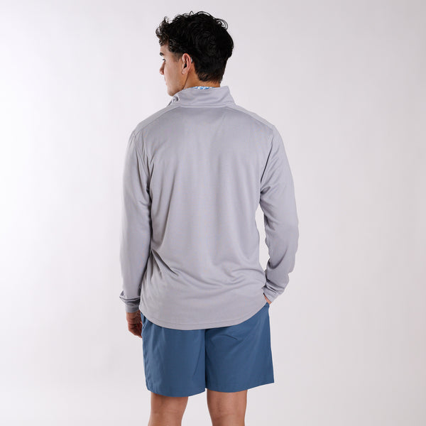 Quarter Zip Pullover in Granite