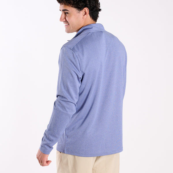 Simply Southern Men's Quarter Zip Harbor Pullover L