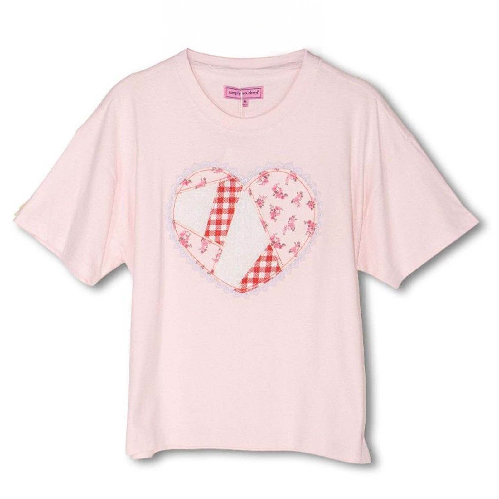 Heart Patch Short Sleeve T-Shirt