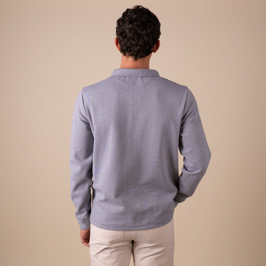 Men's Grey Quarter Zip Pullover