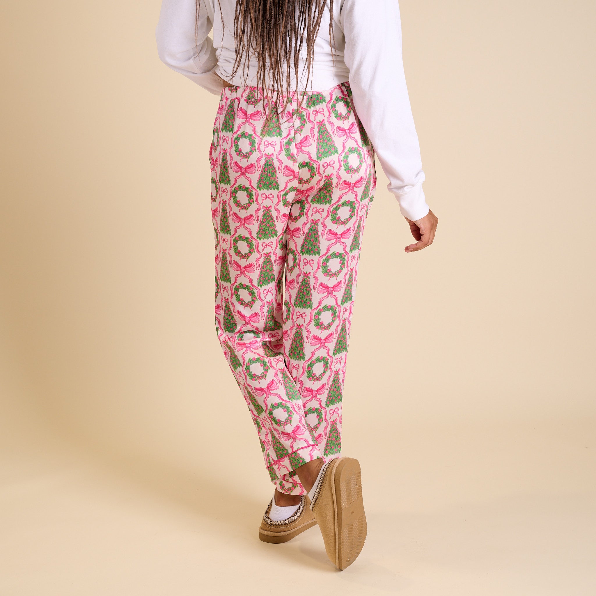 Women's Wreath and Tree Pajama Pants