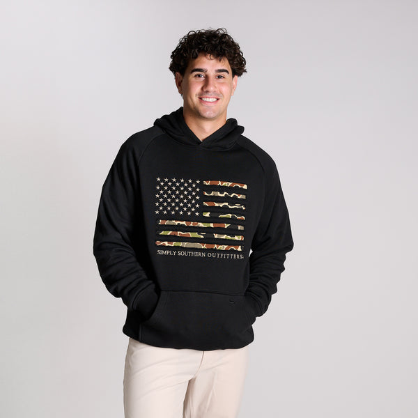 Men's Flag Outdoor Hoodie