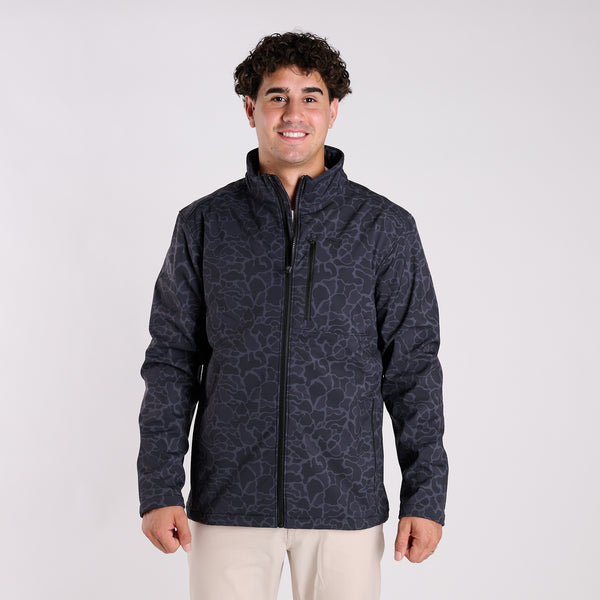 Flex Shell Jacket in Black Camo