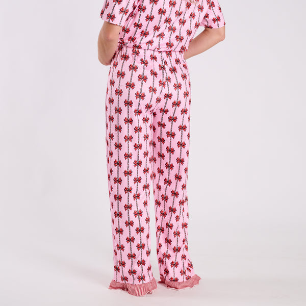 Christmas Bow Pajama Set