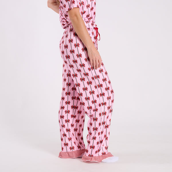 Christmas Bow Pajama Set
