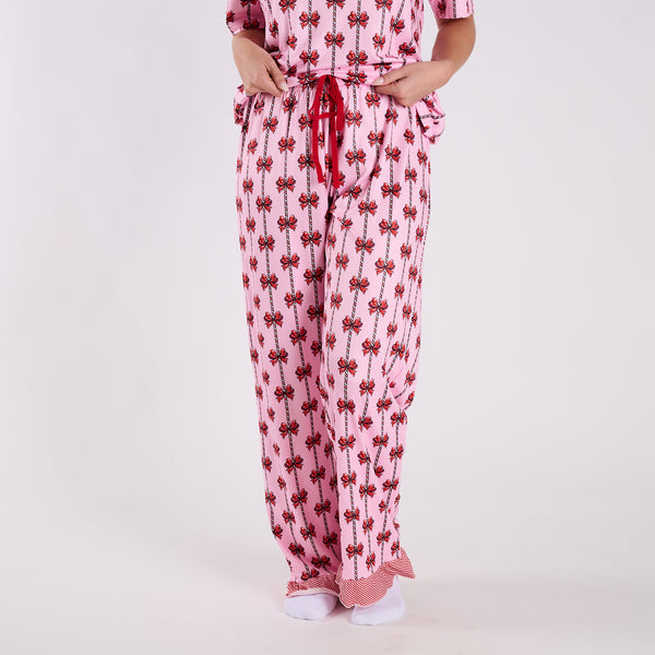 Christmas Bow Pajama Set