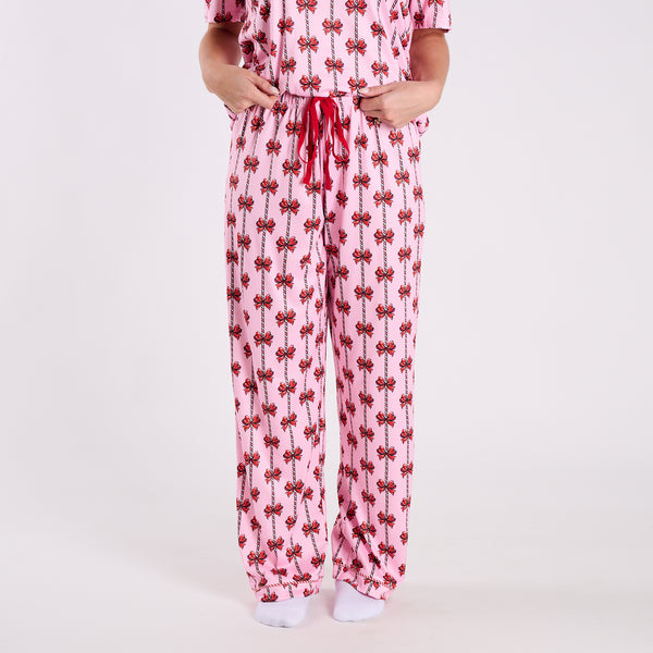 Christmas Bow Pajama Pants
