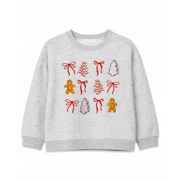 Youth Holiday Bows Crewneck Sweatshirt