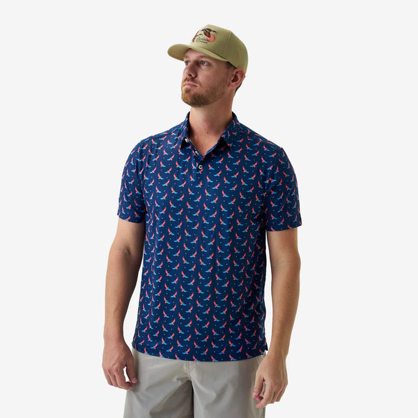 USA Eagle Short Sleeve Performance Polo