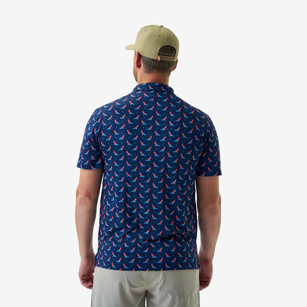 USA Eagle Short Sleeve Performance Polo