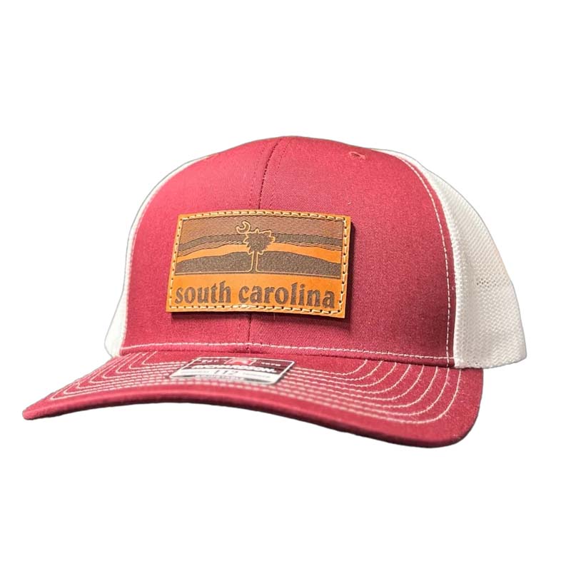 USC Palm Tree Leather Patch Trucker Hat