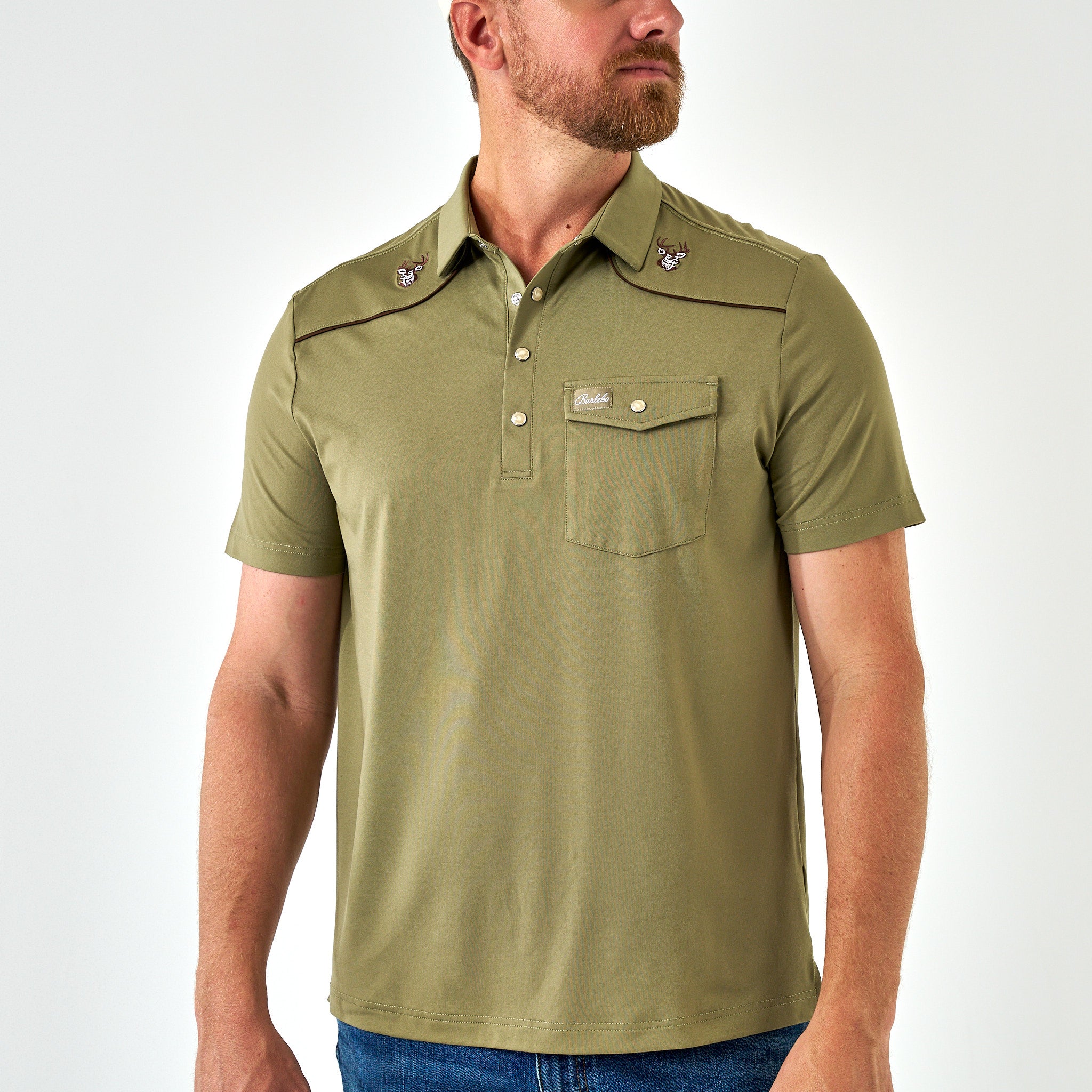 Whitetail Performance Snap Polo