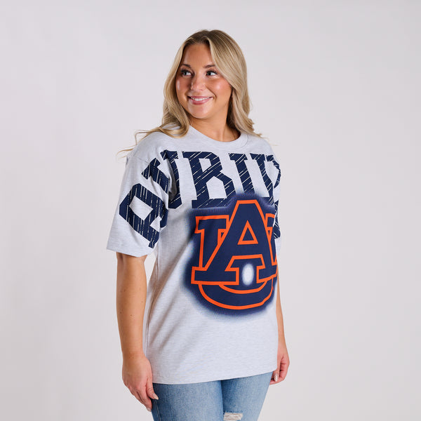Auburn Tigers Oversized Graphic Short Sleeve T-Shirt