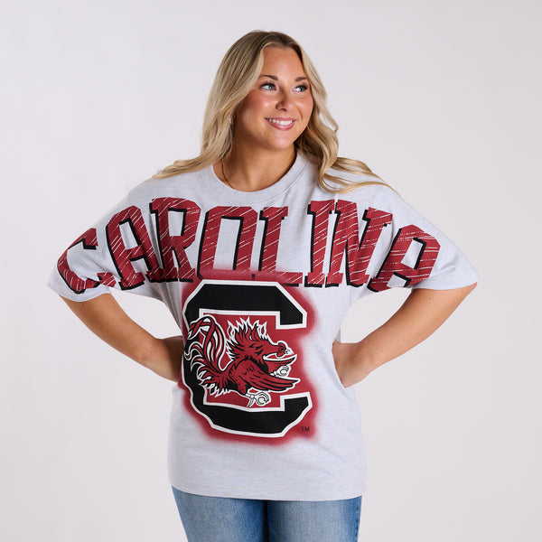 South Carolina Gamecocks Oversized Graphic Short Sleeve T-Shirt