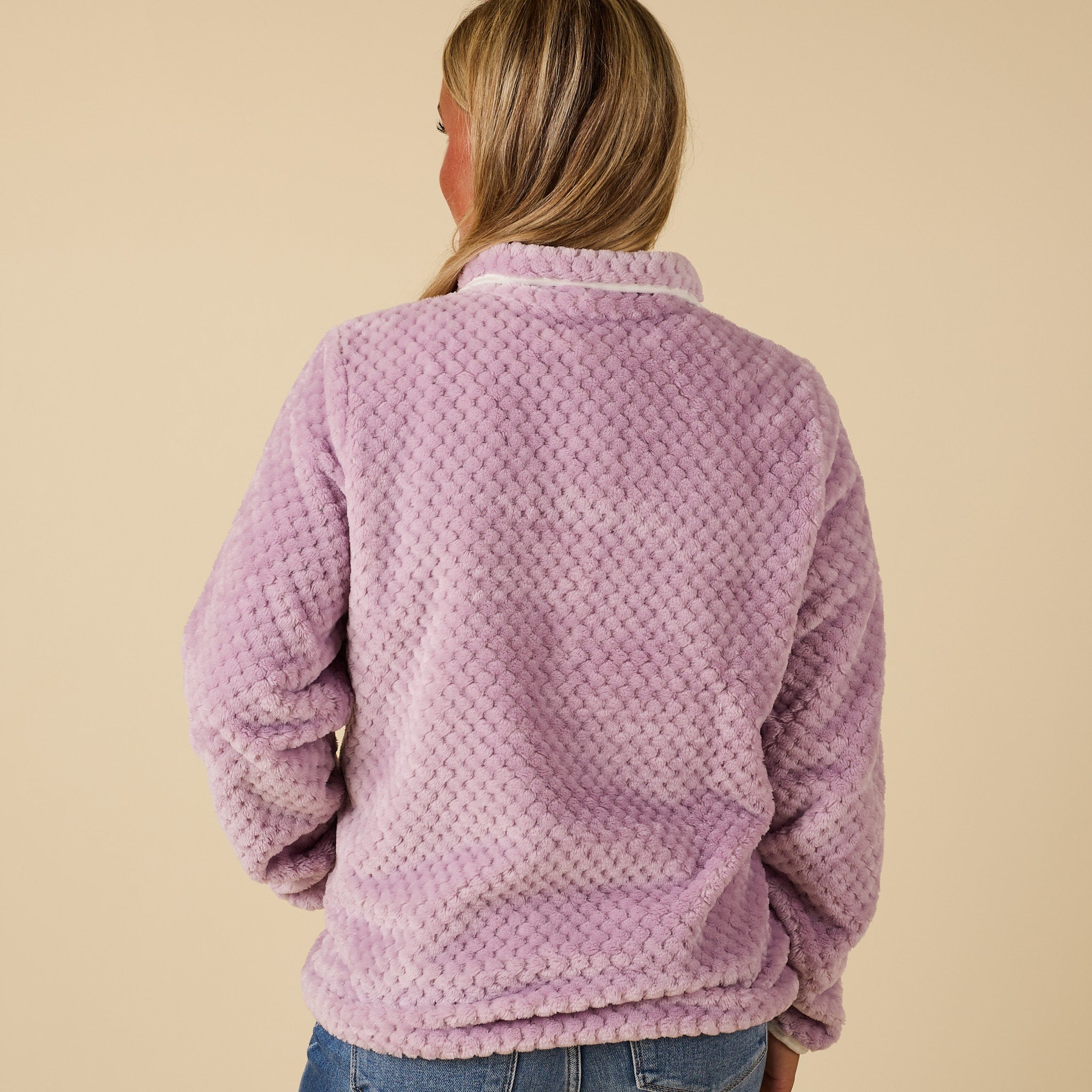 Lilac Simply Soft Quarter Snap Pullover