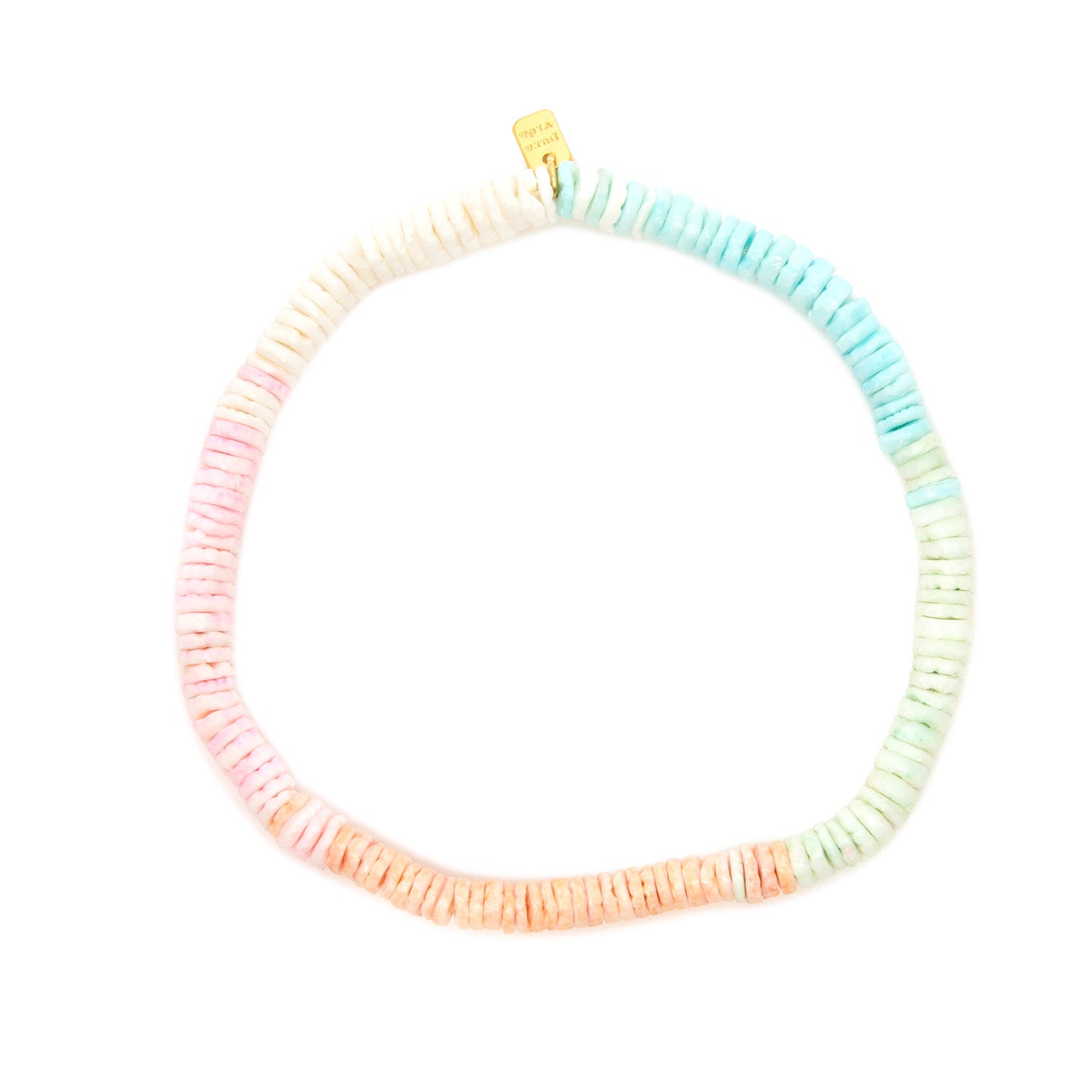 Pastel Puka Anklet