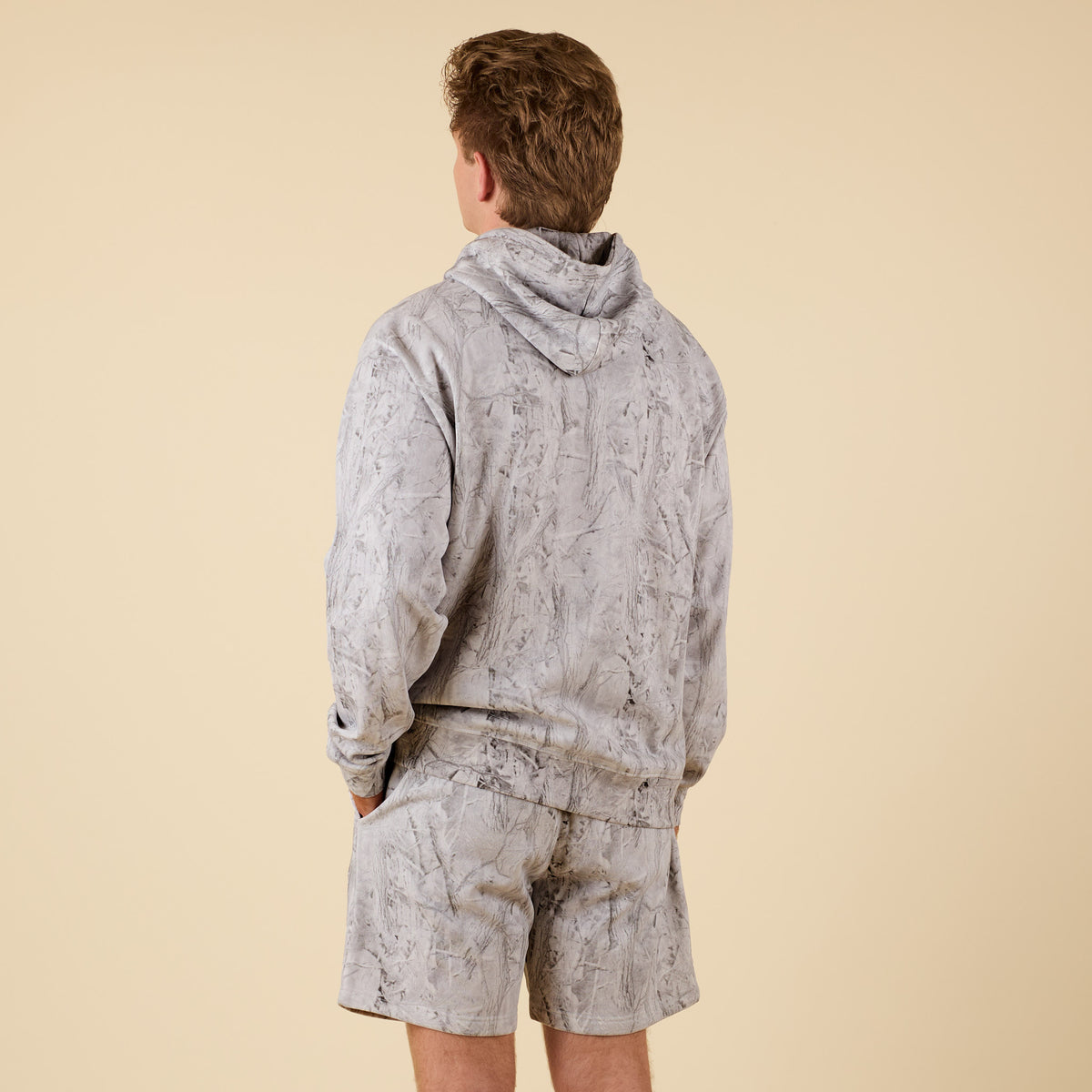 Men's Beaufort Grey Camo Dorm Short by Coast Apparel
