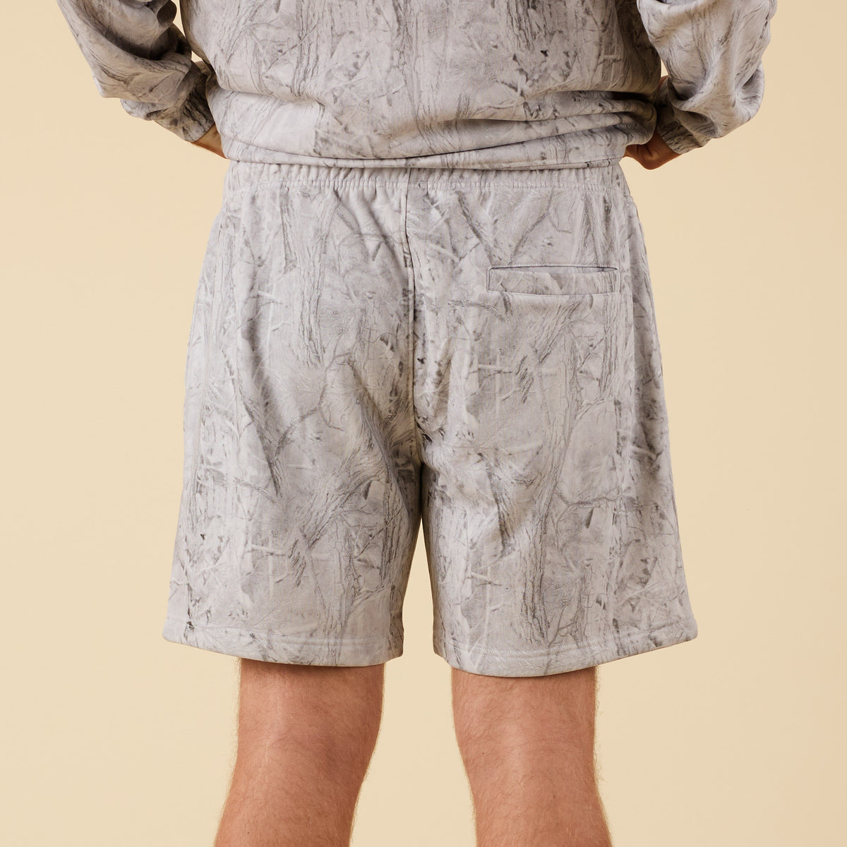 Men's Beaufort Grey Camo Dorm Short by Coast Apparel