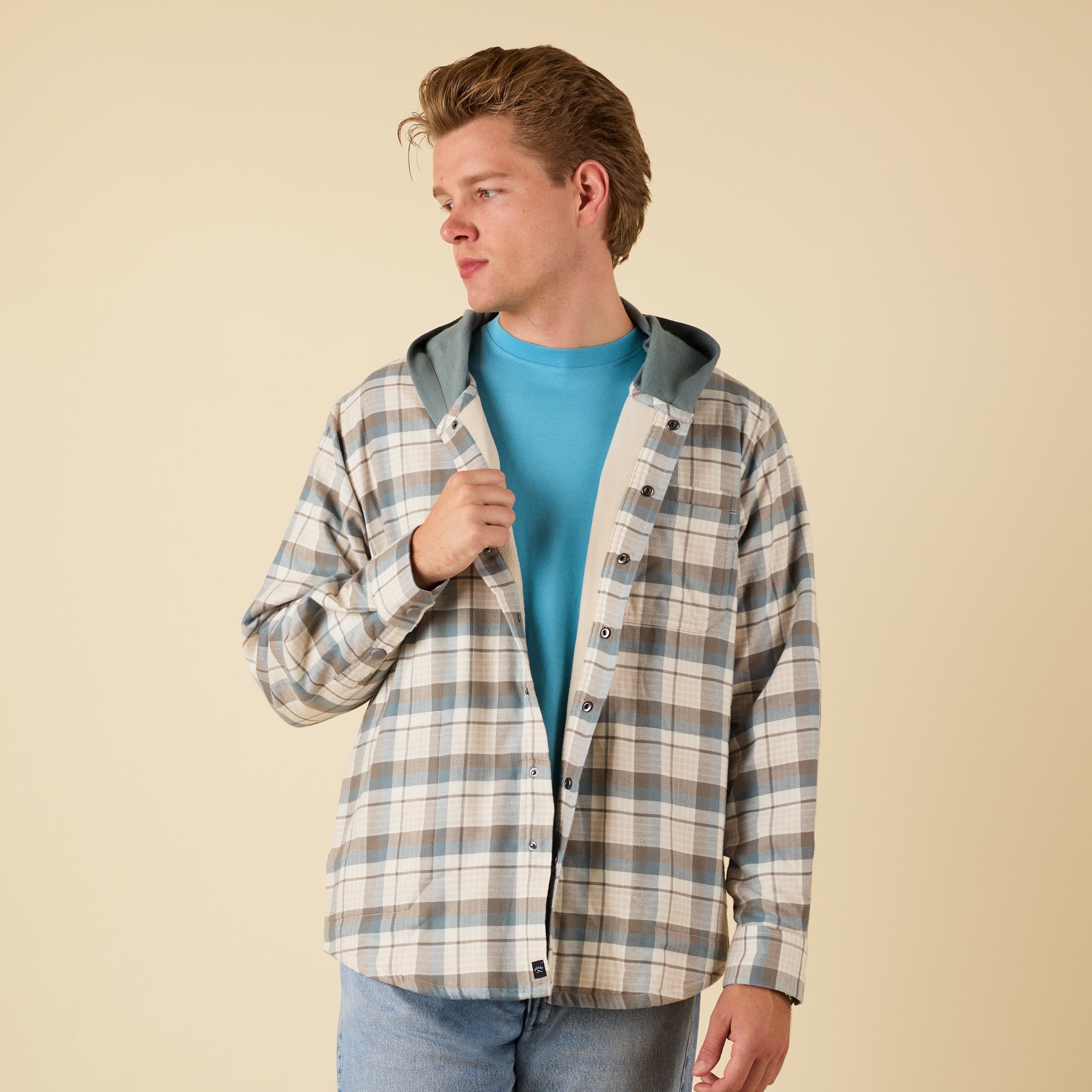 Men's Harbor Shacket with Hood