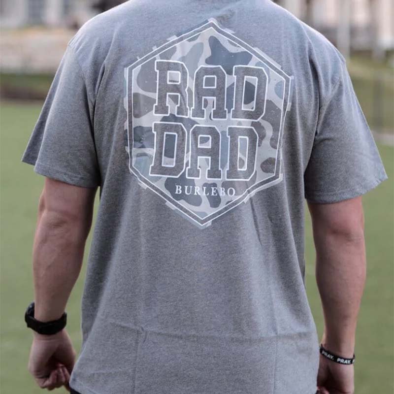 Rad Dad Deer Camo Short Sleeve T-Shirt