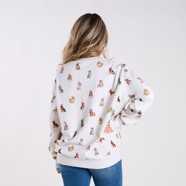 Holiday Dog Crewneck Sweatshirt