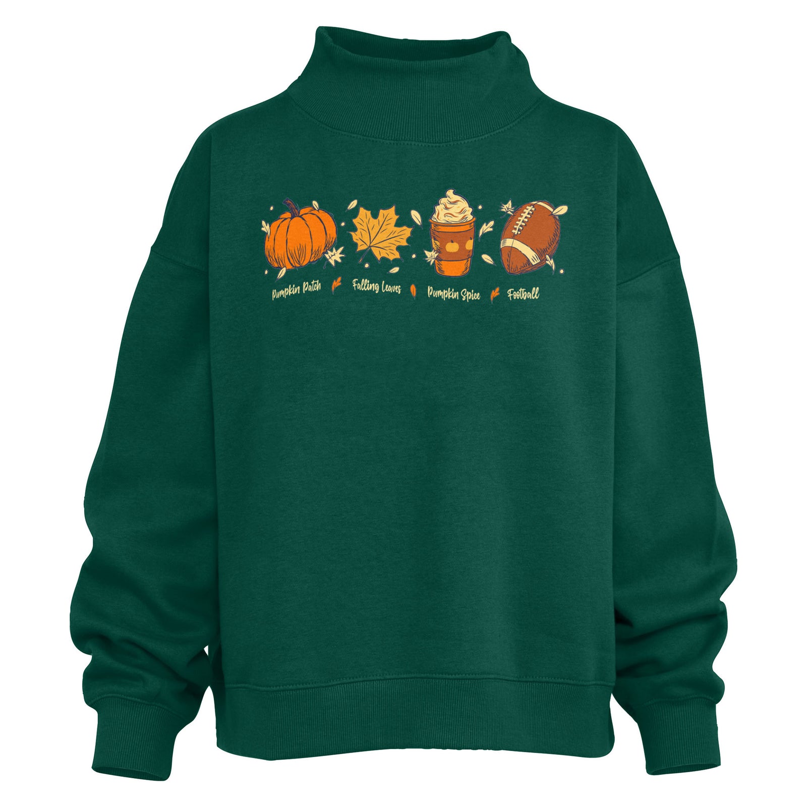 Pumpkin Season Mockneck Sweatshirt