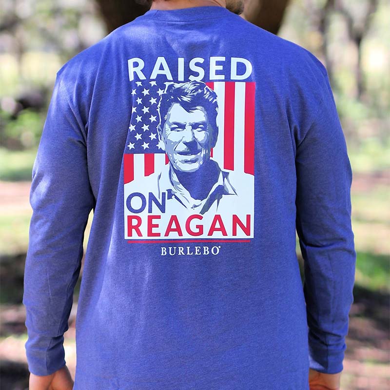 Burlebo Raised On Reagan Long Sleeve T-Shirt